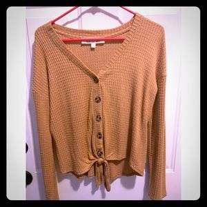 Waffle Knit Top